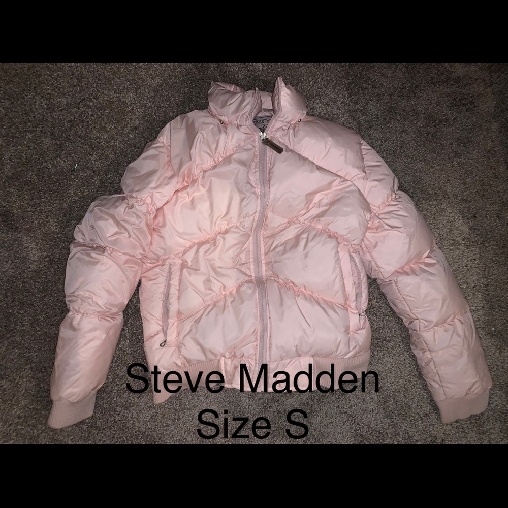 Girls Steve Madden puffer jacket size S